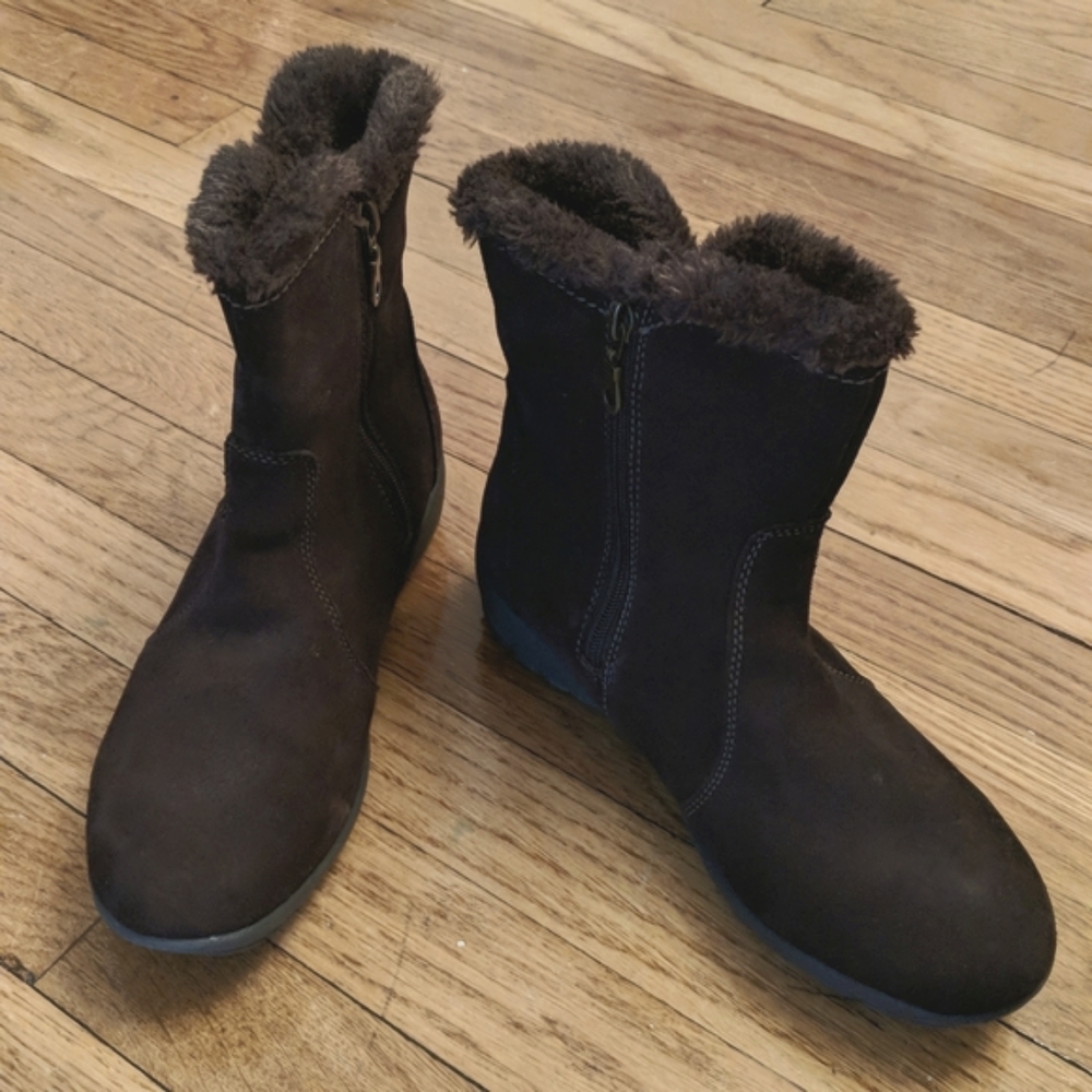 Womens Sporto Karmen Mid Calf Waterproof Winter Boots - Chocolate Size 8.5M